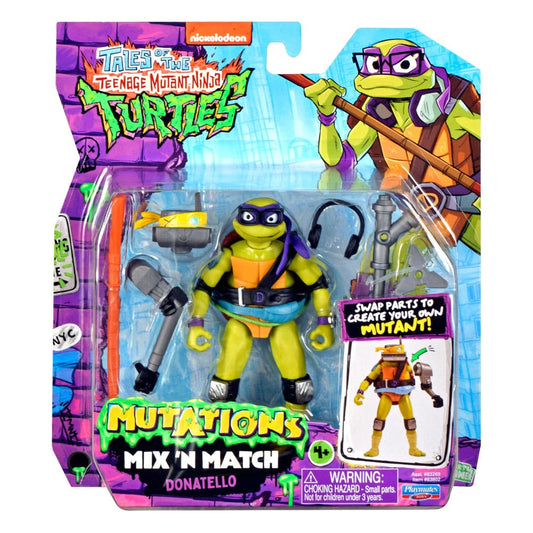 Tales of the Teenage Mutant Ninja Turtles Mix 'n Match Action Figure Donatello 12 cm 0043377838029