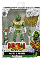 Mighty Morphin Power Rangers x Godzilla Action Figure Green Godzilla 0043377679332