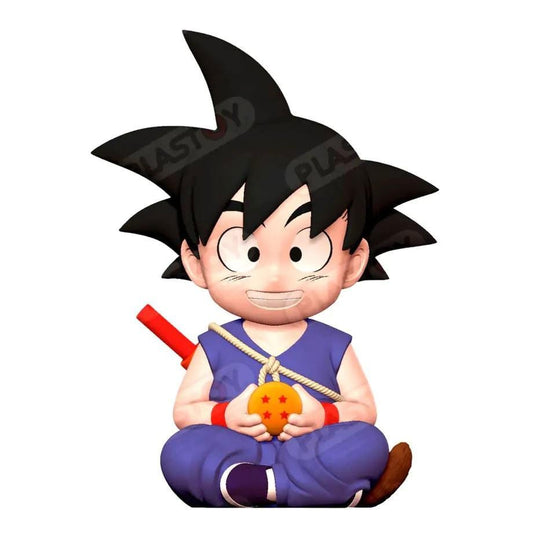Dragon Ball Money Box Kid Goku blue 17 cm 3521320802732