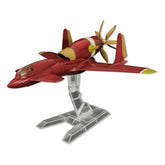 Royal Space Force: The Wings of Honnêamis Plastic Model Kit 1/72 Honneamise Oukoku Air Force Fighter Schira-DOW 3rd (Single Seat Type) 21 cm 4582362382001