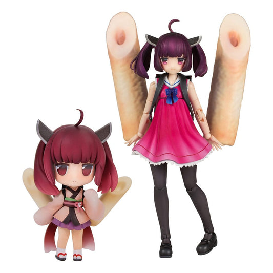 Tohoku Zunko Plastic Model Kit 1/12 Plafia Tohoku Kiritan Mini Figure Set 12 cm 4582362388805