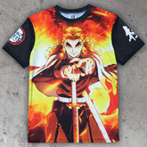 Demon Slayer: Kimetsu no Yaiba T-Shirt Kyojuro Rengoku Size S 6430063312569