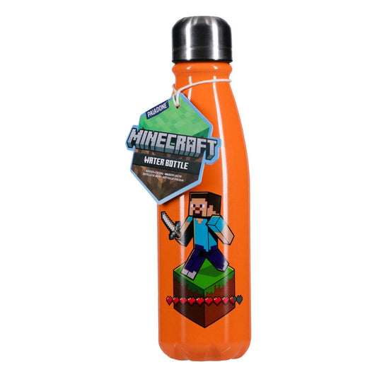 Minecraft Aluminium Water Bottle 5056577718850