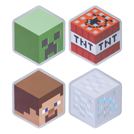 Minecraft Coaster 4-Pack 5056577739473