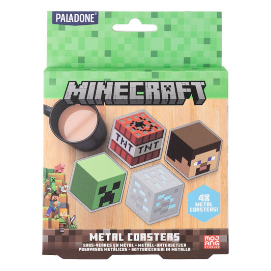 Minecraft Coaster 4-Pack 5056577739473