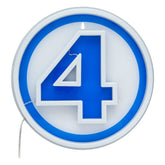 Fantastic Four LED Wall Lamp Light Logo Neon 5056577758672