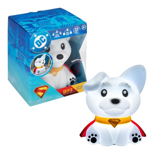 DC Comics Squishy Glo Silicon Light Superman Krypto 17 cm     5056577759303