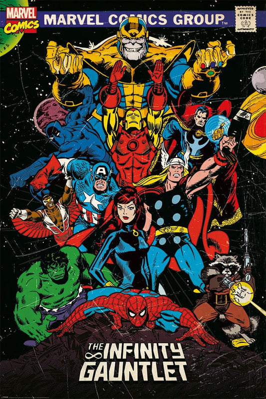 Marvel Comics Poster Pack The Infinity Gauntlet 61 x 91 cm (4) 5050574343558