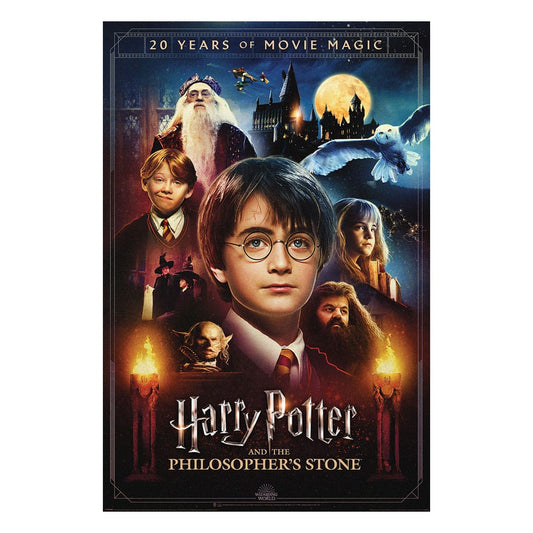 Harry Potter Poster Pack 20 Years of Movie Magic 61 x 91 cm (4) 5050574349253