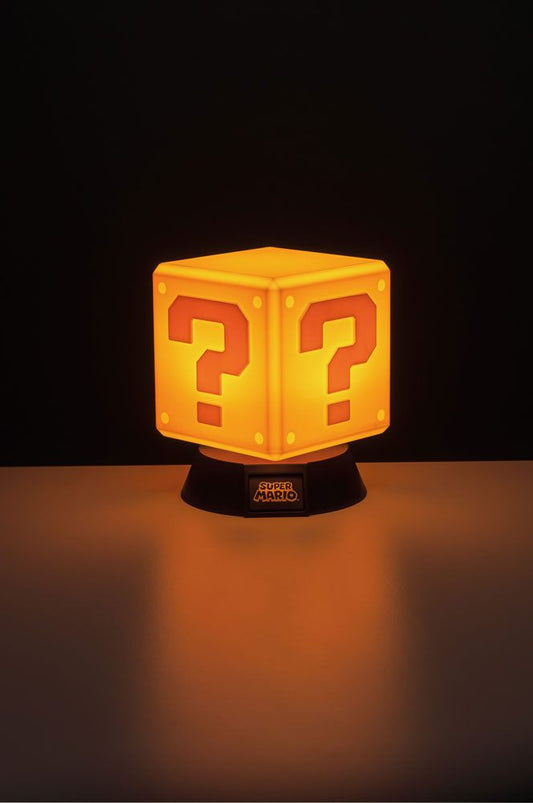 Super Mario 3D Light Question Block 10 cm 5055964717827