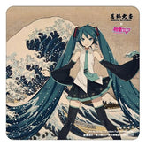 Katsushika Hokusai x Hatsune Miku Car Magnet Thirty-six Views of Mount Fuji/The Great Wave off Kanagawa 4580781043541
