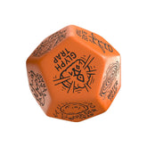 Viridian Jumbo Dice Trap Generator Die D12 Orange 5907699498598