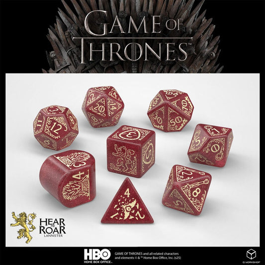 Game of Thrones Dice Set Lannister (8) 5907699497690