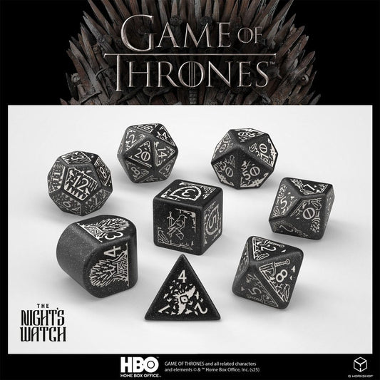 Game of Thrones Dice Set Night's Watch (8) 5907699497751
