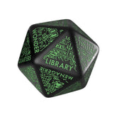 Viridian Jumbo Dice Dungeon Room Generator D20 Black 5907699498659