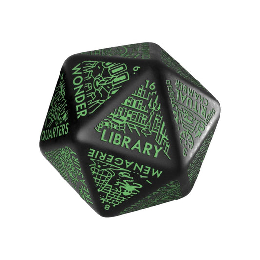 Viridian Jumbo Dice Dungeon Room Generator D20 Black 5907699498659