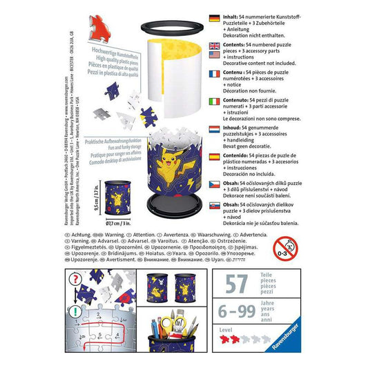 Pokémon 3D Puzzle Pencil Holder (54 pieces) 4005556112579