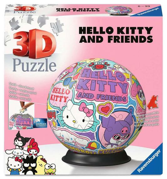Hello Kitty and Friends 3D Puzzle Ball (73 pieces) 4005556116300