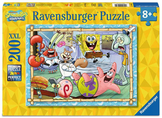 SpongeBob SquarePants Children's Jigsaw Puzzle XXL New Adventures in Bikini Bottom (200 pieces) 4005555042341
