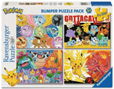 Pokémon Puzzle 4-Pack Pokémon Buddies (4x100 Pieces) 4005556056514