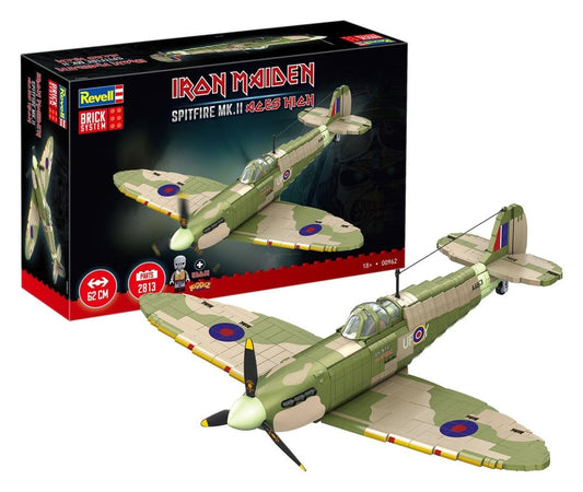Iron Maiden Brick System Construction Kit Set Spitfire MK.II Aces High 58 cm 4009803009629