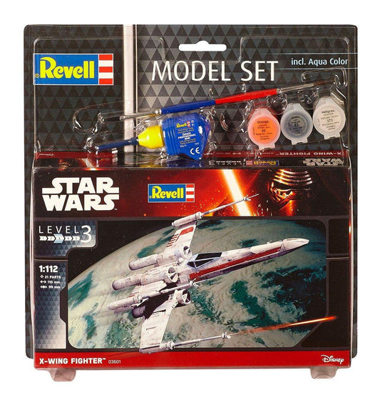 Star Wars Model Kit 1/112 Model Set X-Wing Fighter 11 Cm - Amuzzi
