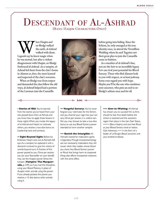 Vampire: The Masquerade 5th Edition RPG book Blood Sigils Sourcebook *Englische Version* 9781957311227