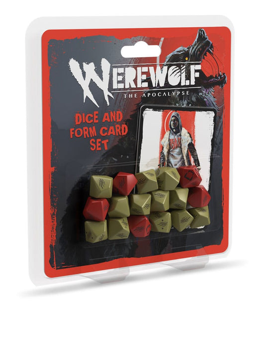 Werewolf: The Apocalypse 5th Edition RPG Dice and Form Card set 0810011725928