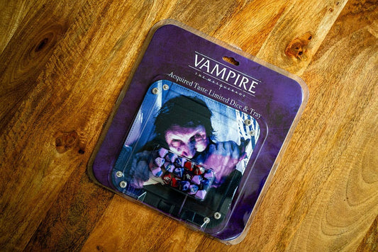 Vampire: The Masquerade 5th Edition RPG Acquired Taste Limited Dice & Tray Accessory Pack 0810011727793