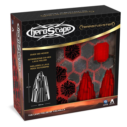 Heroscape Terrain Expansion The Lava Fields of Valhalla *English Version* 0810011727922