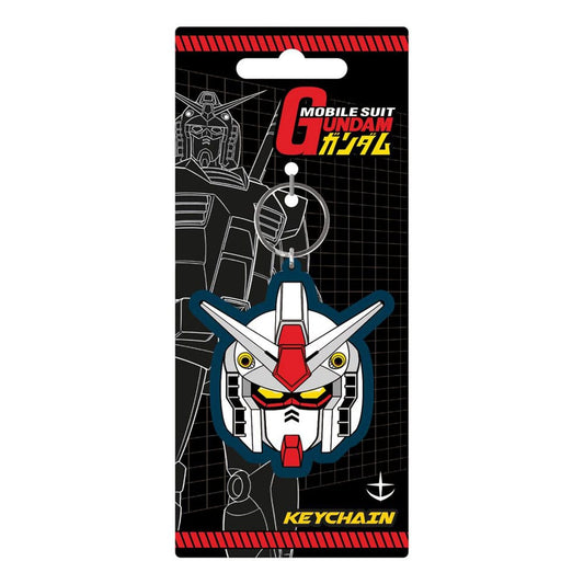 Mobile Suit Gundam Rubber Keychain Model RX 78 2 5050293394565