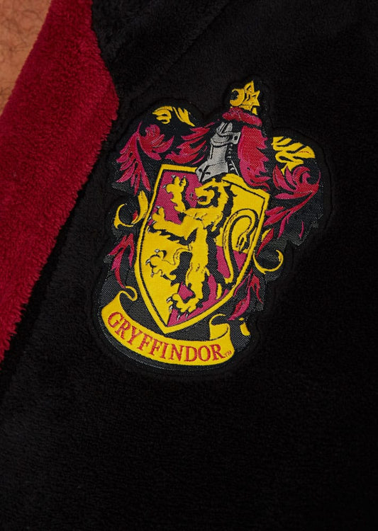 Harry Potter Fleece Bathrobe Gryffindor 5055437912803