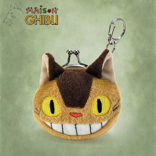 My Neighbor Totoro Funwari Mini Plush Coin Purse Cat Bus 3760372331092