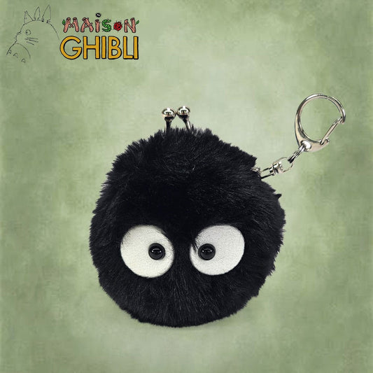 My Neighbor Totoro Funwari Mini Plush Coin Purse Soot Sprite 3760372331085