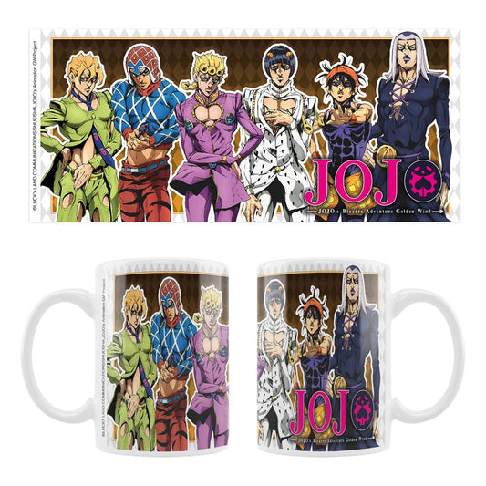 JoJo´s Bizarre Adventure Part 5: Golden Wind Ceramic Mug Main Characters 7630017541635