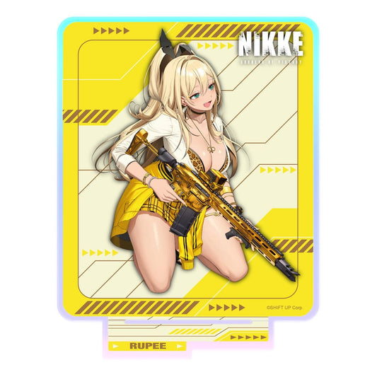 Goddess of Victory: Nikke Crouching Series Acrylic Stand Rupee Holographic 14 cm 8721126702334