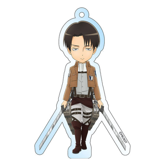 Attack on Titan Acrylic Keychain Levi Holographic 8 cm     8721126702693