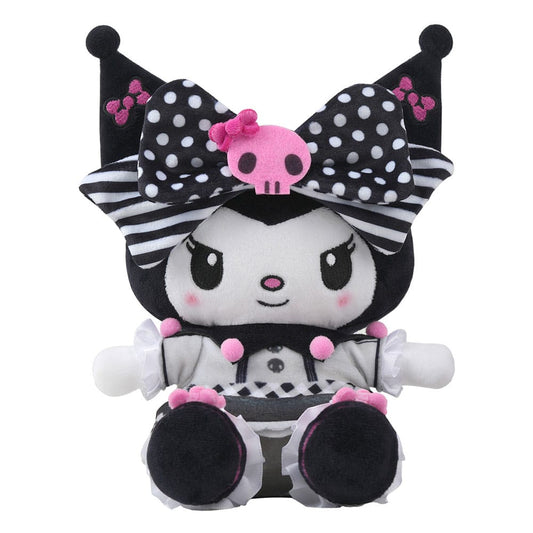 Sanrio Pink Black Party Series Plush Figure Kuromi 17 cm     8721126704369