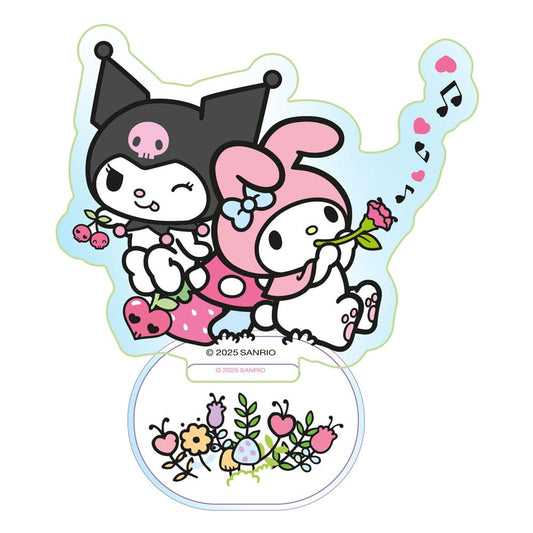 Sanrio Acrylic Stand Kuromi & My Melody Holographic 6 cm   8721126704628