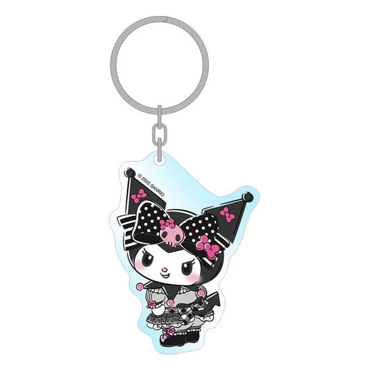Sanrio Pink Black Party Series Acrylic Keychain Kuromi 7 cm      8721126704659