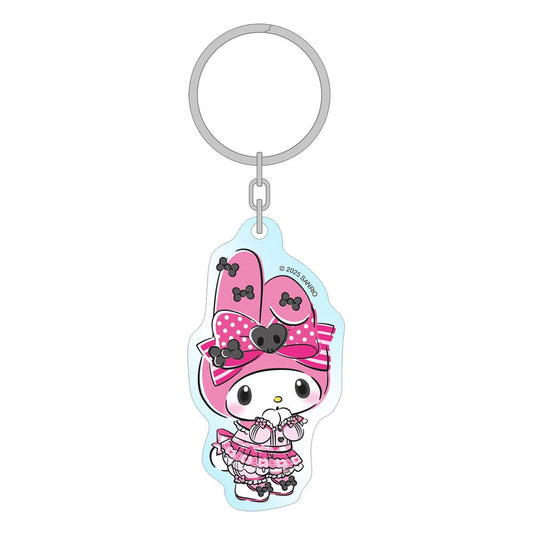 Sanrio Pink Black Party Series Acrylic Keychain My Melody 7 cm      8721126704666