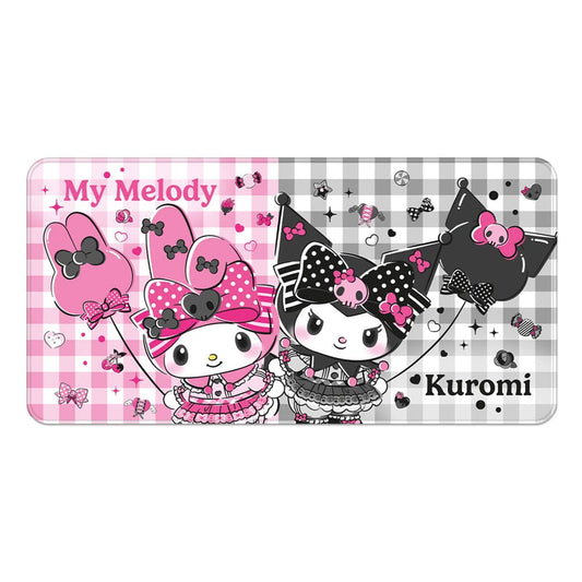 Sanrio Pink Black Party Series XXL Mousepad My Melody & Kuromi 8721126704734