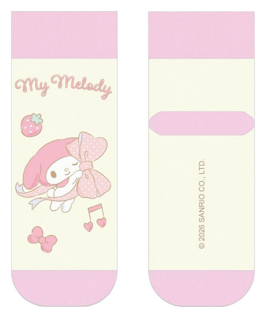 Sanrio Socks My Melody Big Ribbon Short 36-40 8721126705687