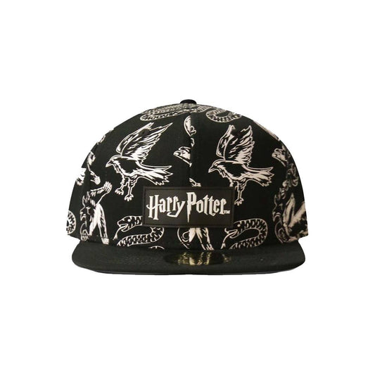 Harry Potter Snapback Cap Heraldic Animals BW 8718526126204