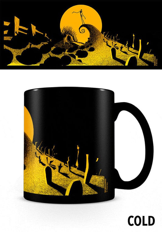 Nightmare before Christmas Heat Change Mug Graveyard Scene 5050574246224