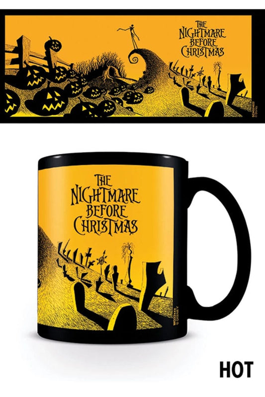 Nightmare before Christmas Heat Change Mug Graveyard Scene 5050574246224