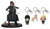 Wednesday Cello Figure with Figurative Keychain 20 cm 8435450269202