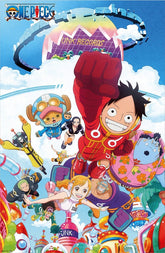 One Piece 3D Poster Punk Records 38 x 58 cm 8435450269455