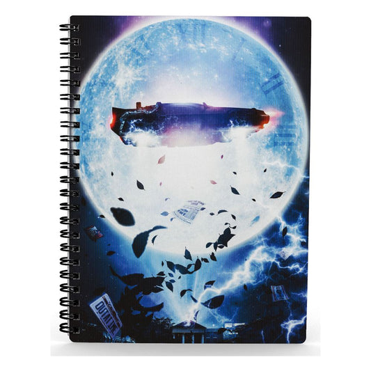 Back to the Future Notebook with 3D-Effect DeLorean  8435450251757