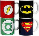 DC Comics Ceramic Mini Coffee Mugs Logos 8 cm Set (4) 8436541029989